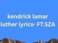 kendrick lamar luther lyrics- FT.SZA